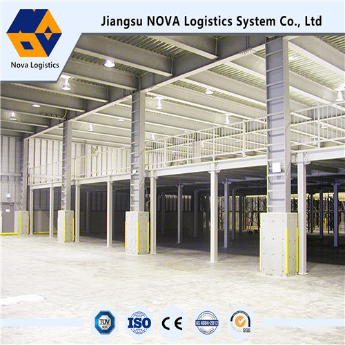 Electrastic Powder Coating Plataforma de almacenamiento multinivel con alta calidad